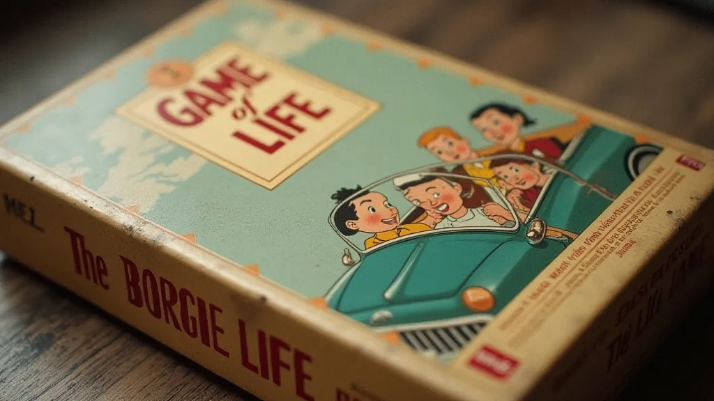 Vintage 'The Game of Life' box