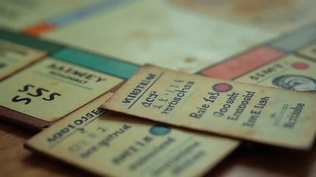 Vintage Monopoly Game Board (1935)