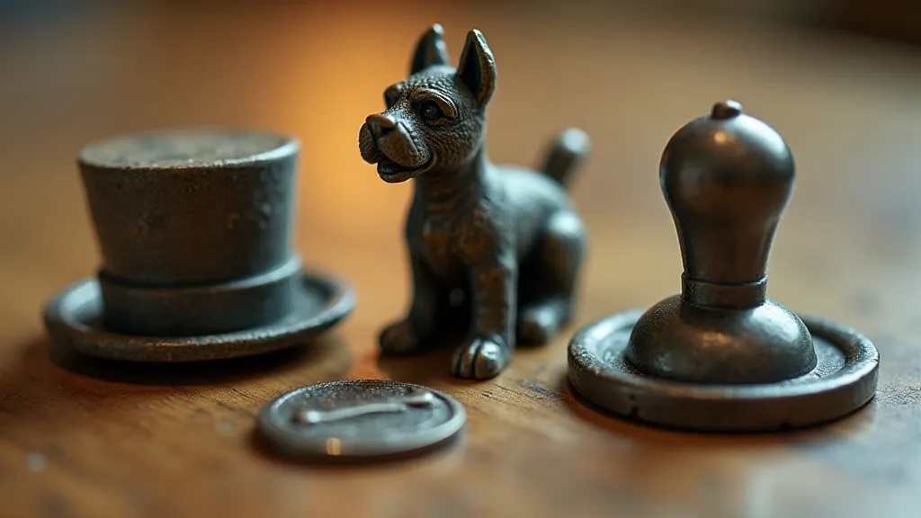 Vintage Monopoly Game Tokens